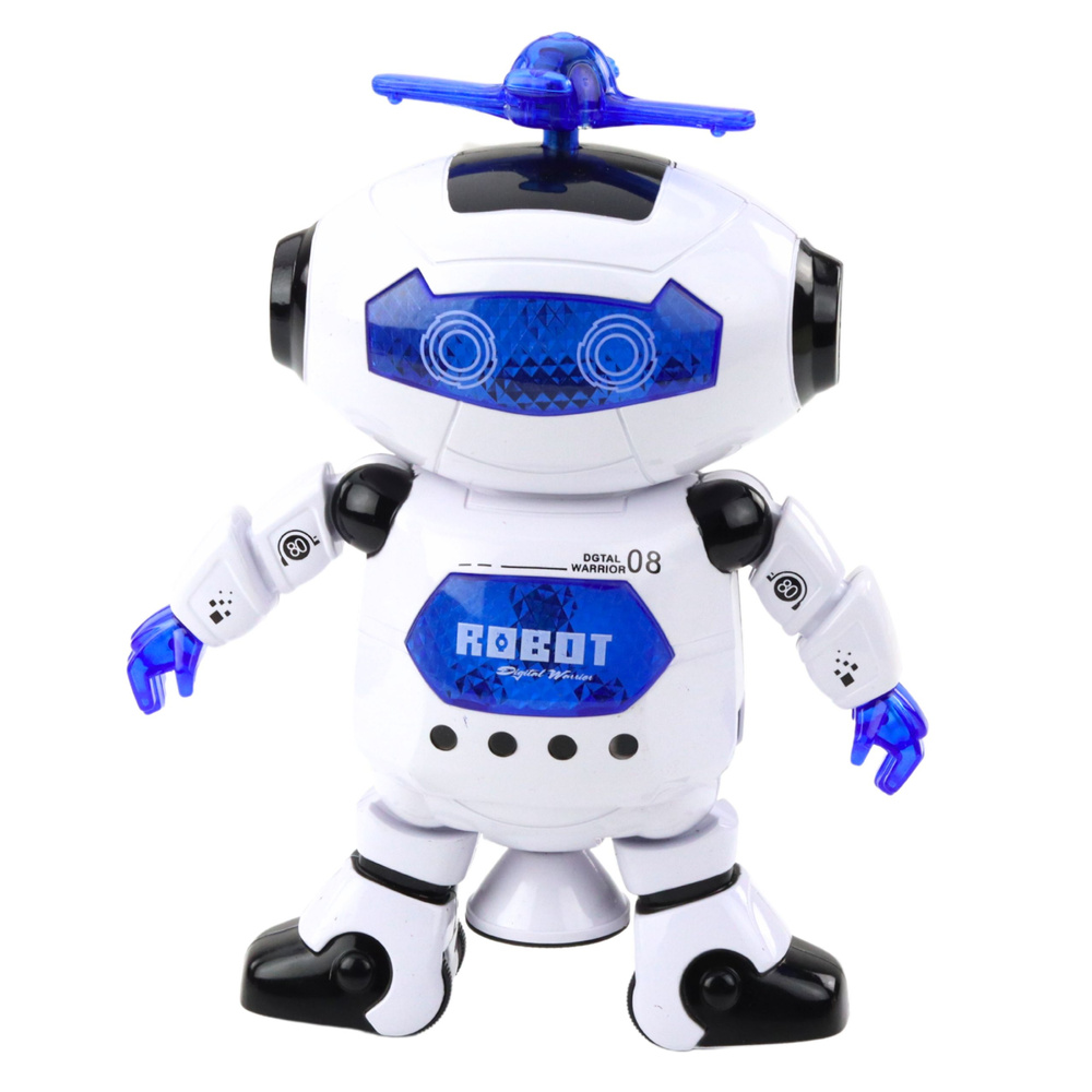 Elektroninis šokantis robotas su šviesomis ir garsais