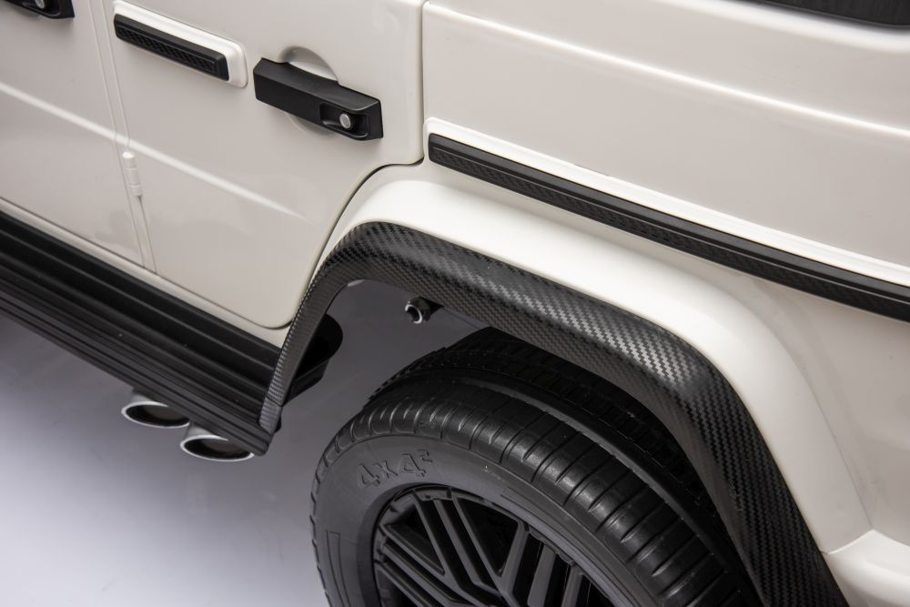 Didelis vaikiškas elektromobilis mercedes g63, baltas