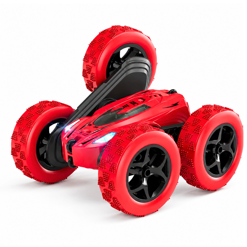 RC triukų automobilis raudonas 2