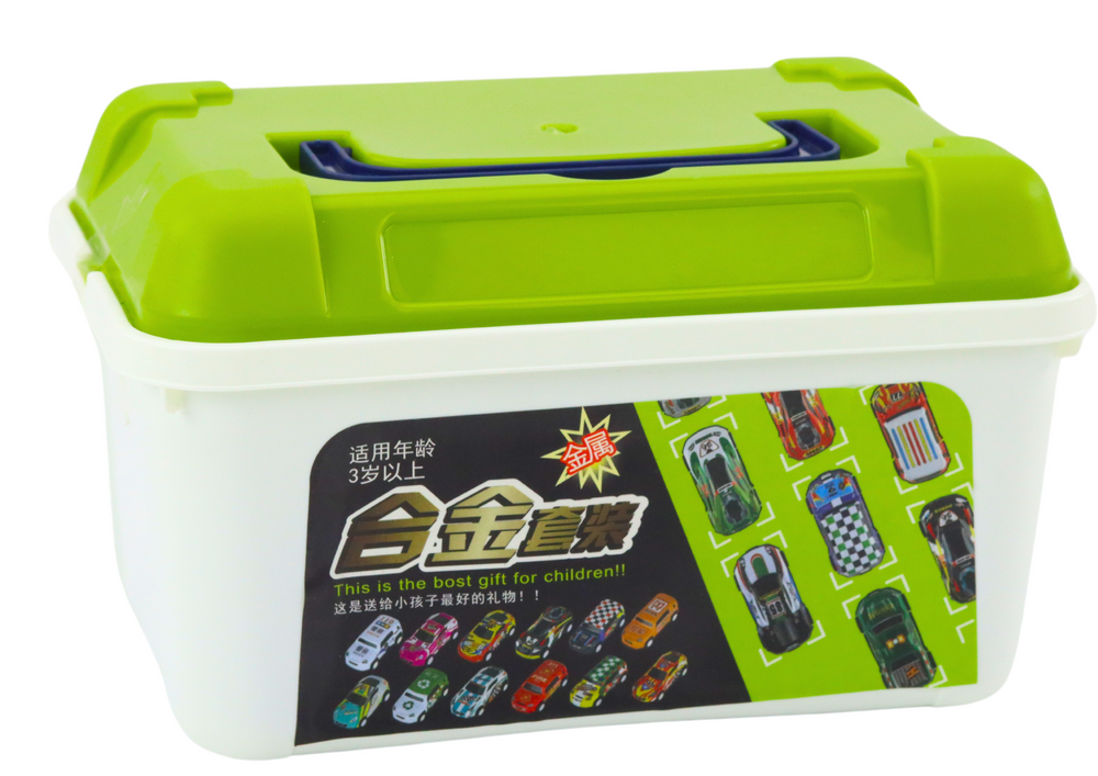 Automobilių rinkinys lagamine – 30 vnt.