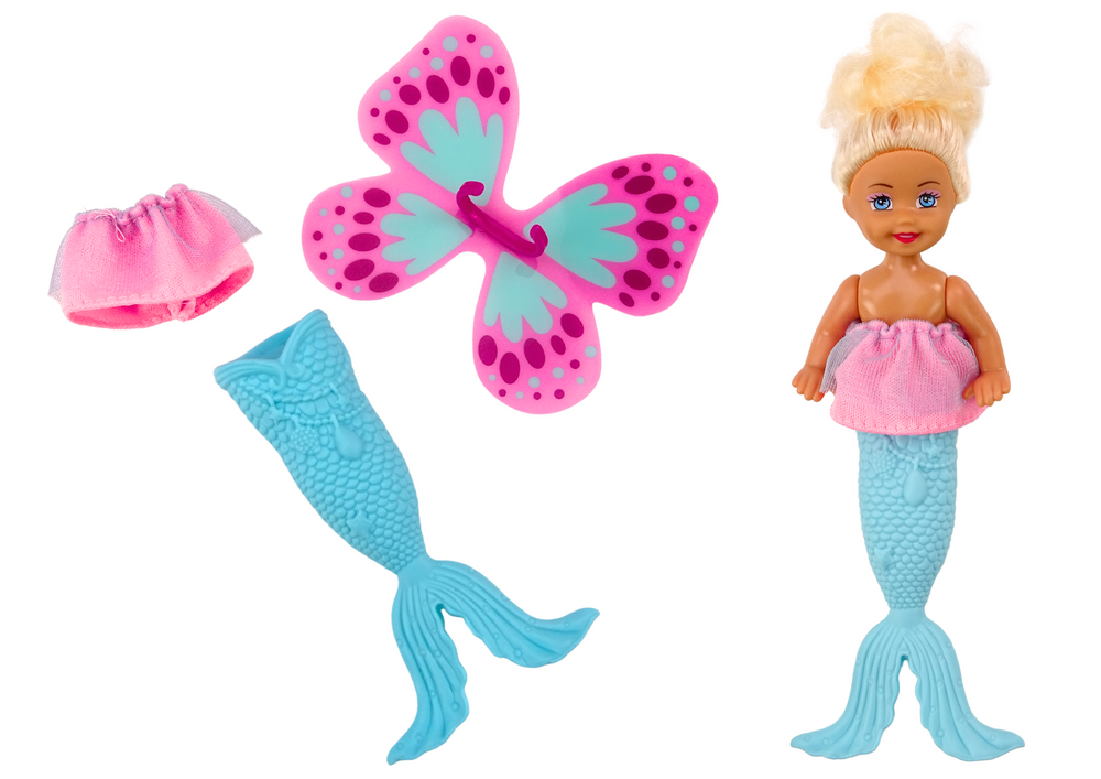 Lėlė undinėlė su sparnais, 12 cm 2
