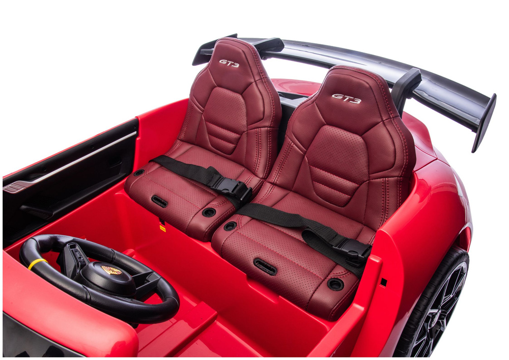 Vaikiškas elektromobilis dk-p911 porsche gt3, raudonas