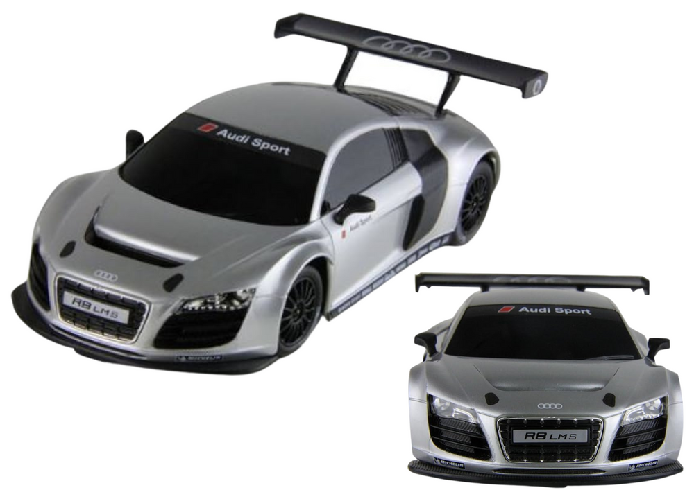 Nuotoliniu Būdu Valdomas Automobilis Audi R8 Lms 1:24, Sidabrinis