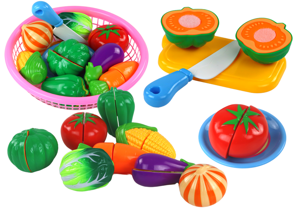 Žaislinių daržovių rinkinys leantoys