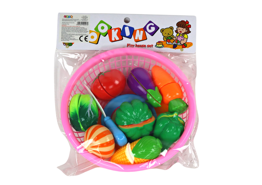 Žaislinių daržovių rinkinys leantoys