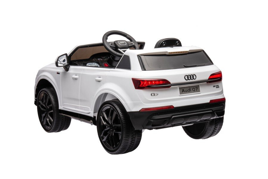 Akumuliatorinis automobilis audi q7 baltas