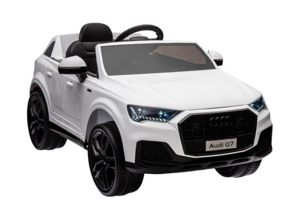 Akumuliatorinis automobilis audi q7 baltas