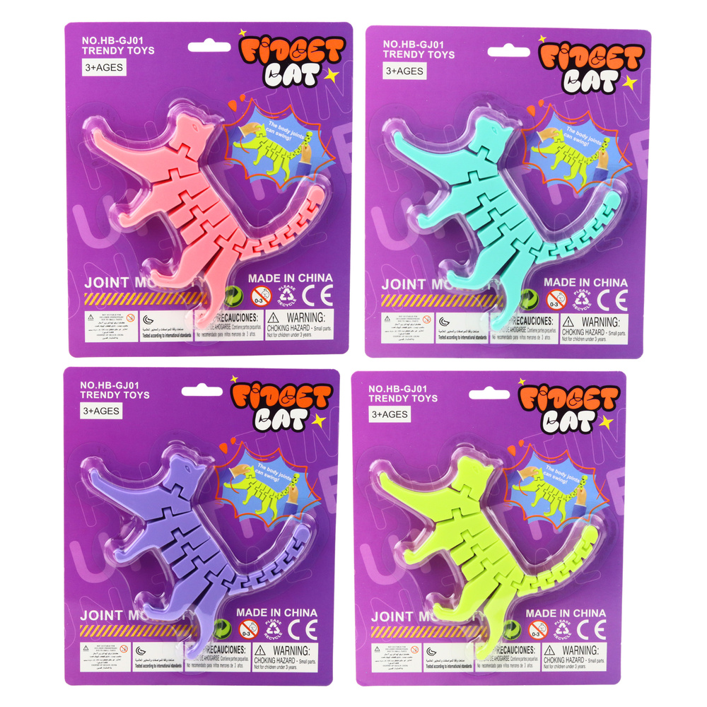 Katės formos 3d fidget žaislas