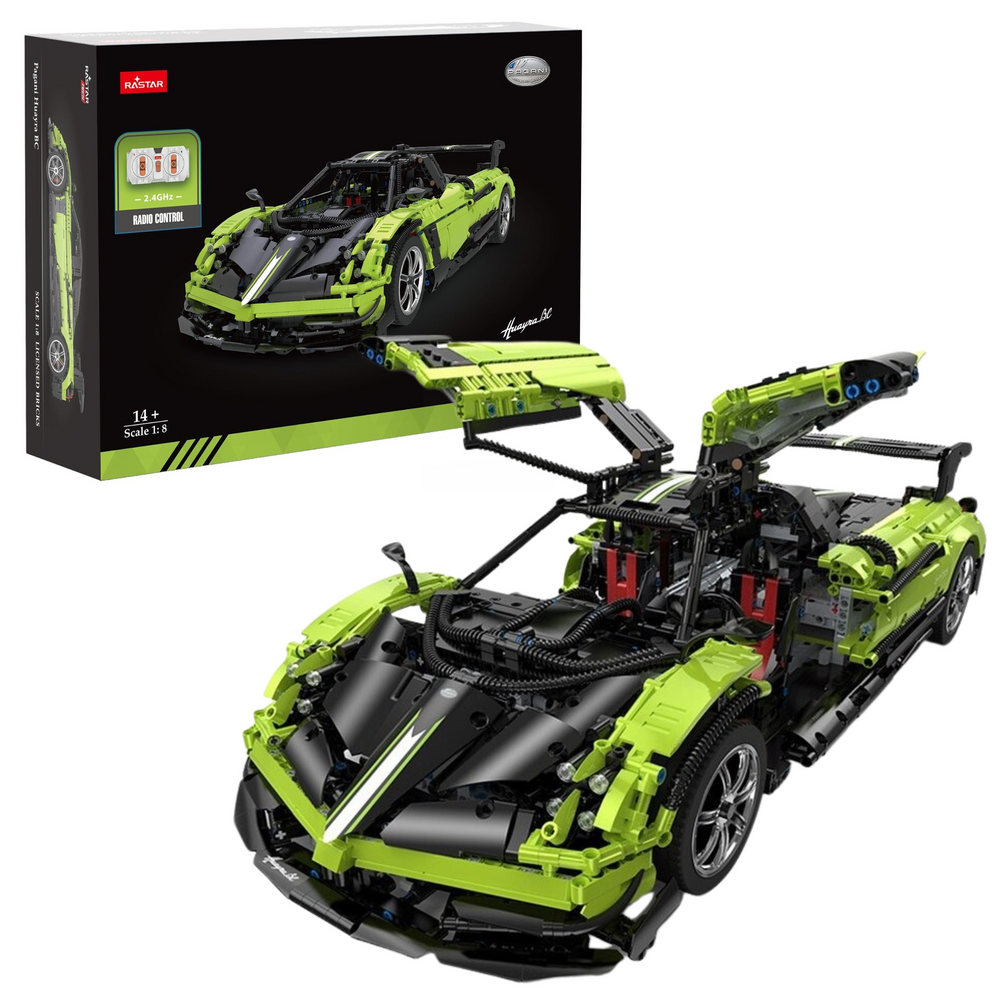 Rc automobilis iš konstruktorių pagani huayra bc 1:8 rastar