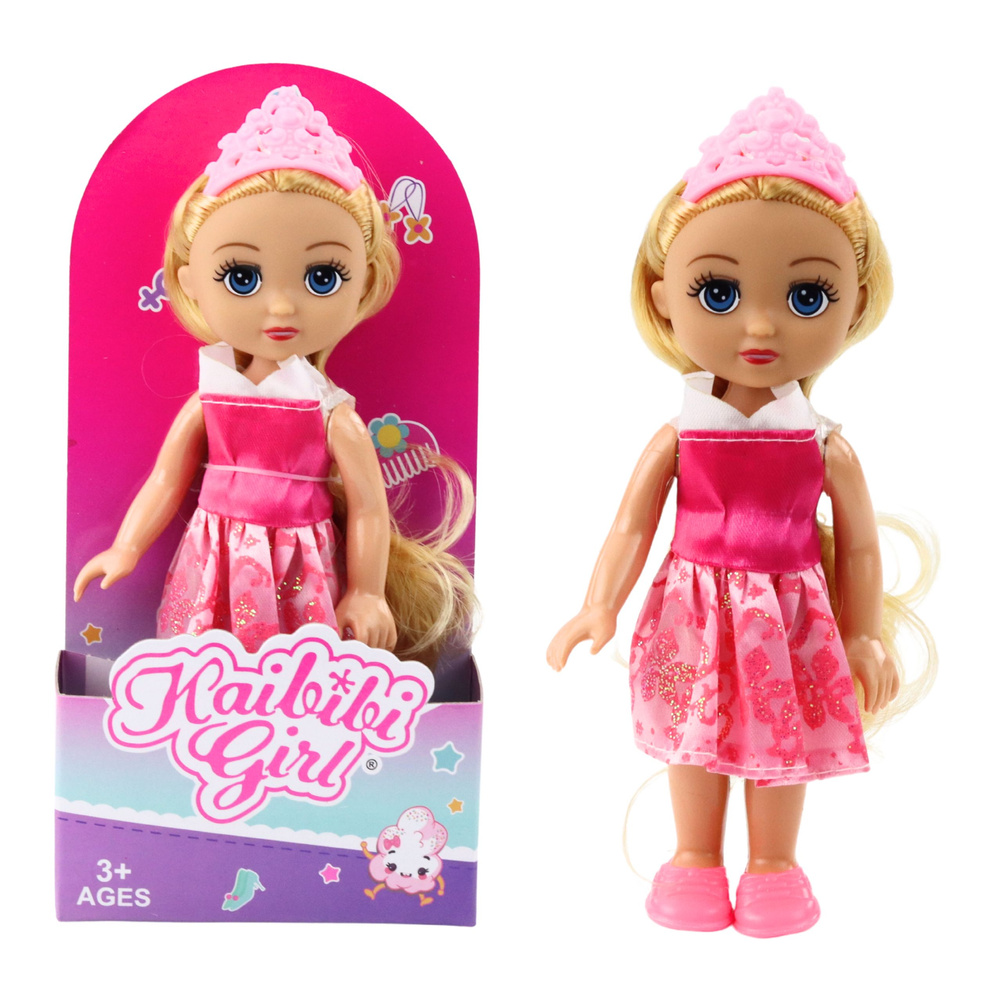 Princesės lėlė su karūna, 17 cm