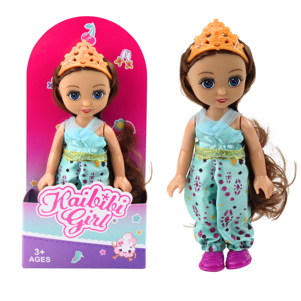 Princesės lėlė su karūna, 17 cm