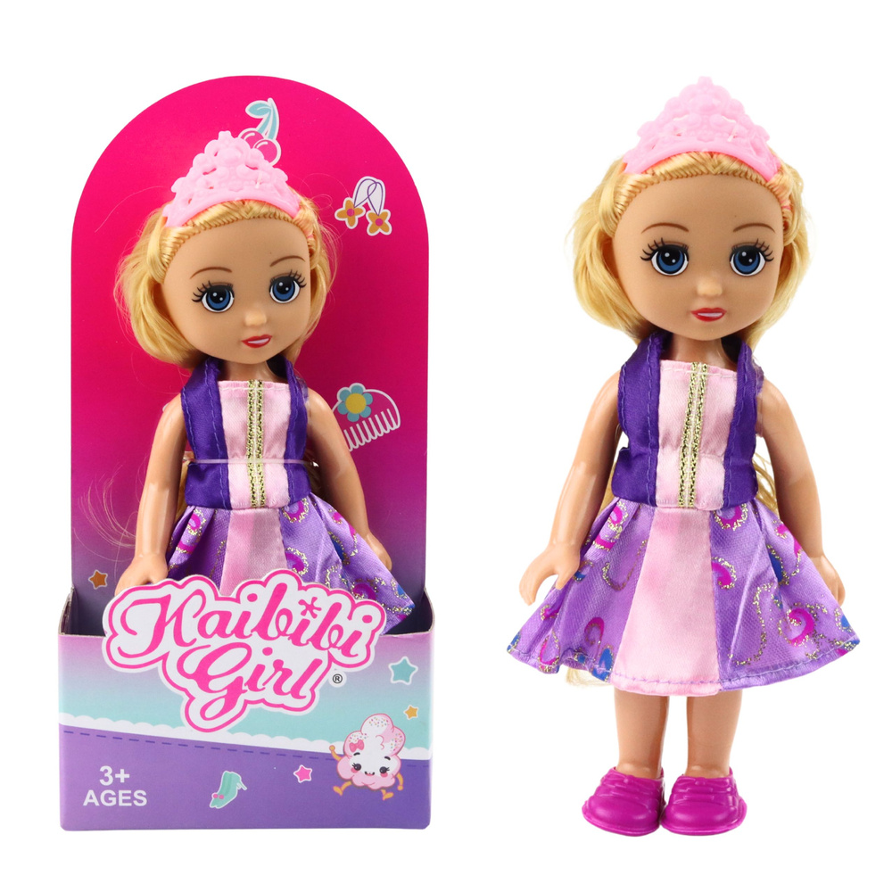 Princesės lėlė su karūna, 17 cm