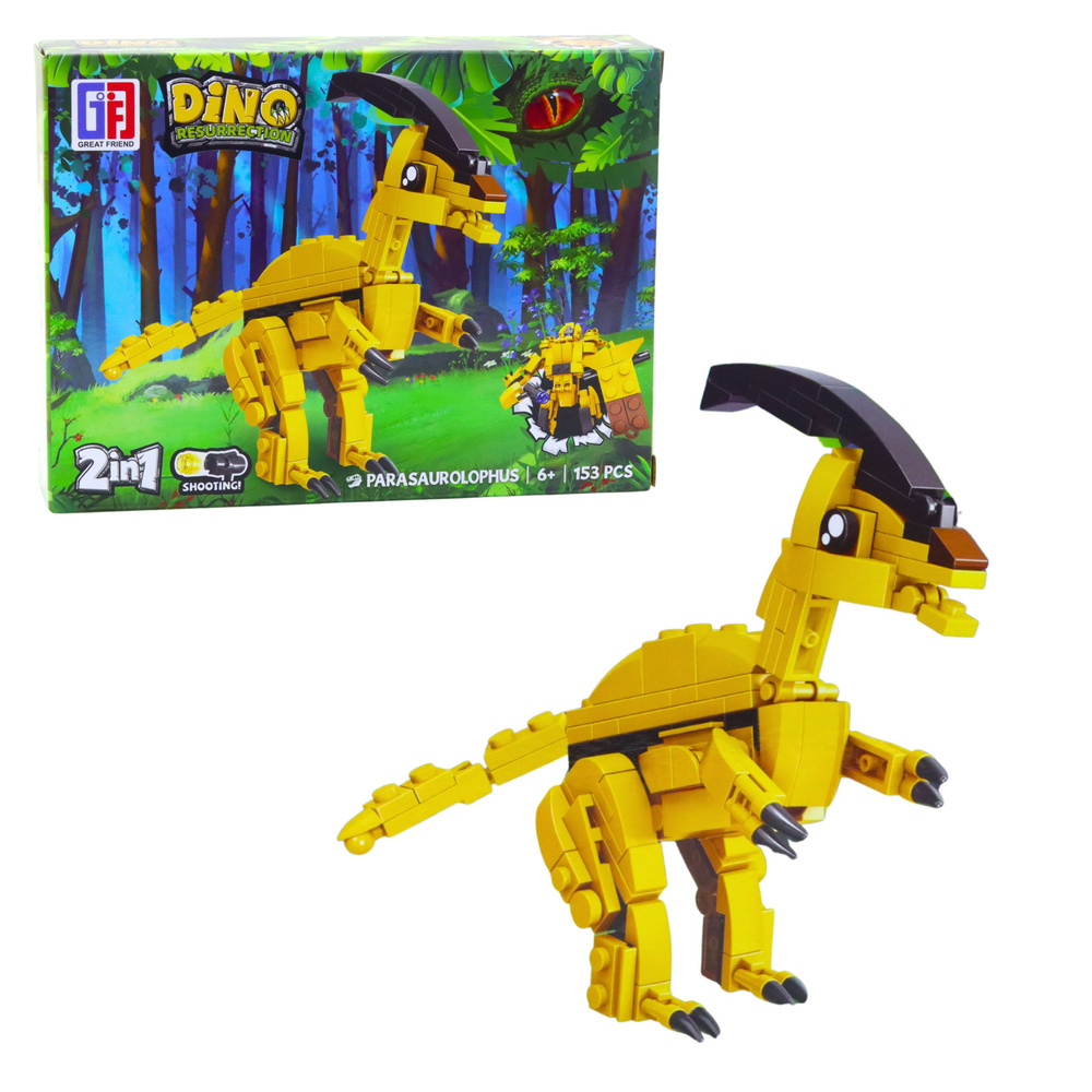 Konstruktorius Dinozauras ir Robotas 2-in-1, 153–179 dalių 3