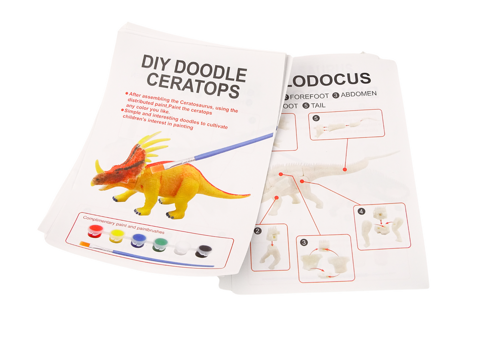 Spalvinimo rinkinys dinosauro kiaušinis lean toys