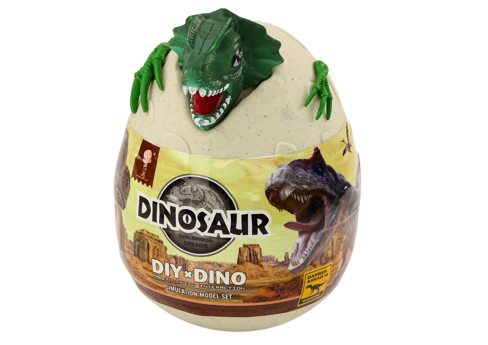 Spalvinimo rinkinys dinosauro kiaušinis lean toys