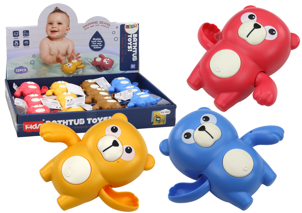 Vonios žaislas meškiukas lean toys, 1 vnt.