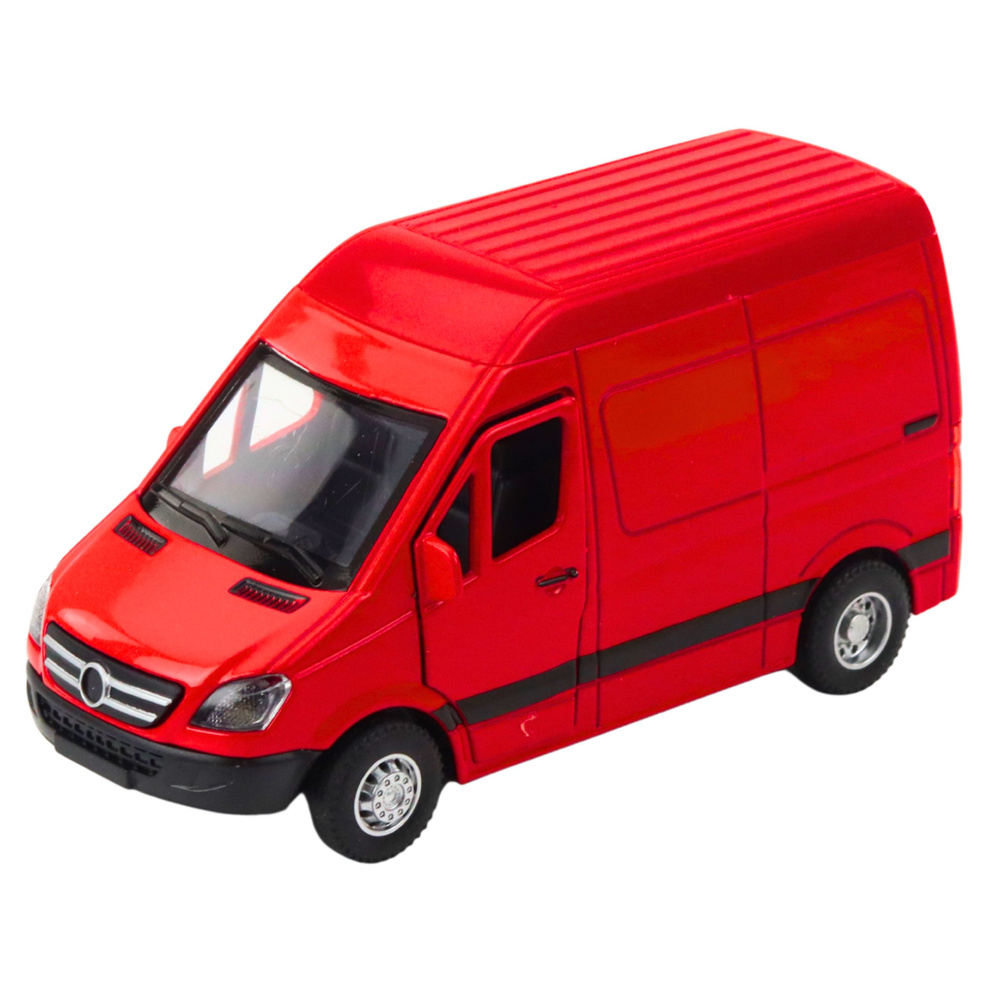 Metalinis kurjerio automobilis su šviesomis ir garsais, 12 x 6 x 7 cm