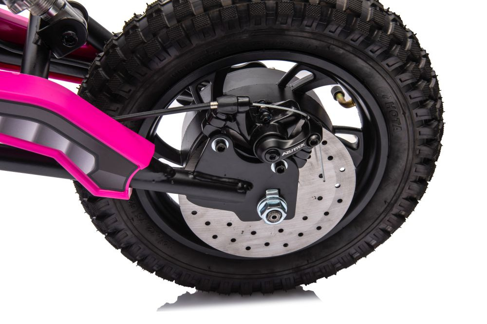 Akumuliatorinis kroso motociklas a9901 rožinis