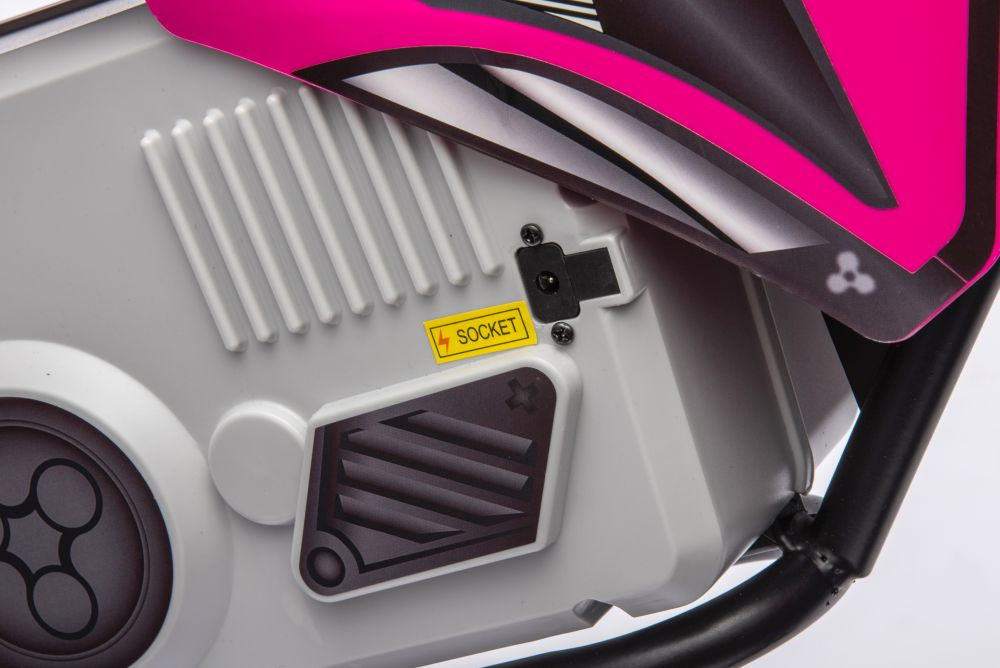 Akumuliatorinis kroso motociklas a9901 rožinis