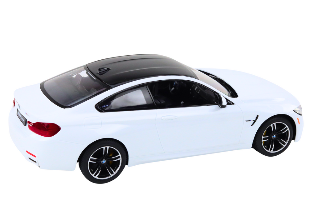 Bmw m4 kupė 1:14 nuotolinio valdymo automobilis, baltas