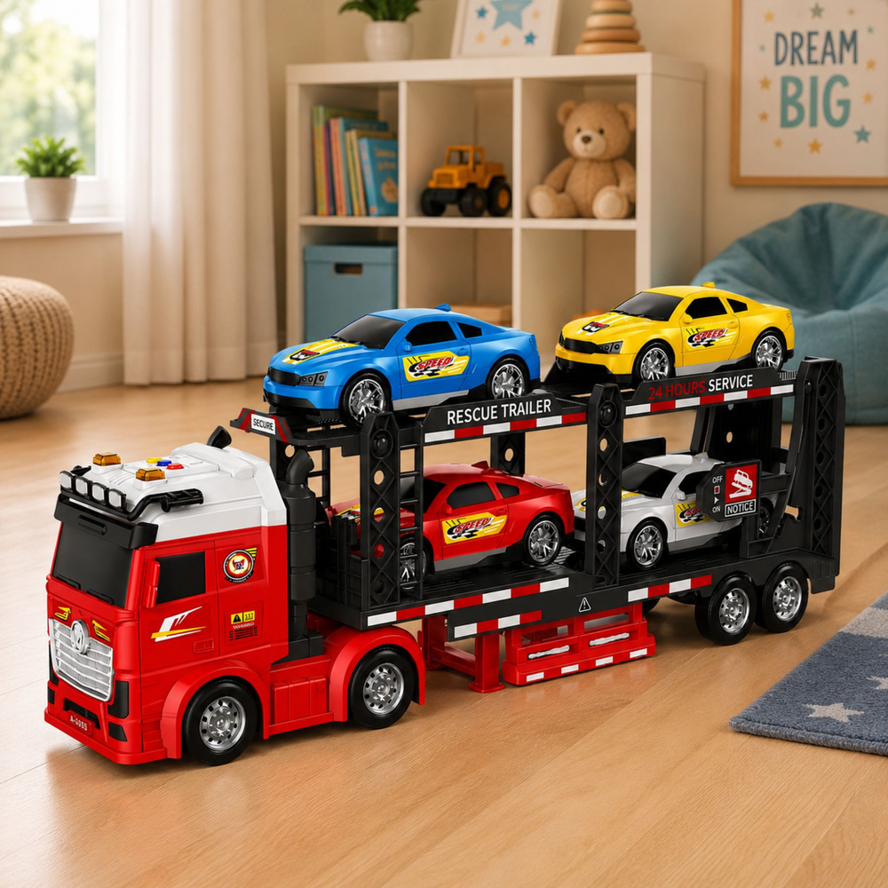 Transporteris su 4 automobiliais 3
