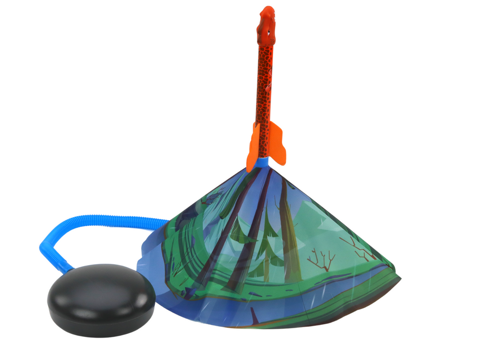 Granatsvaidis dinosaurs forest colorful push up, 4 dalių