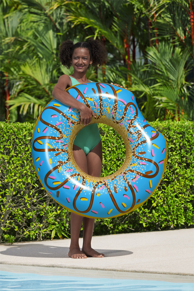 Donut formos plaukimo ratas 107 cm bestway 36118