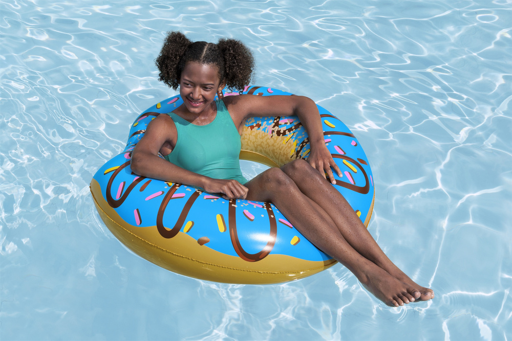 Donut formos plaukimo ratas 107 cm bestway 36118