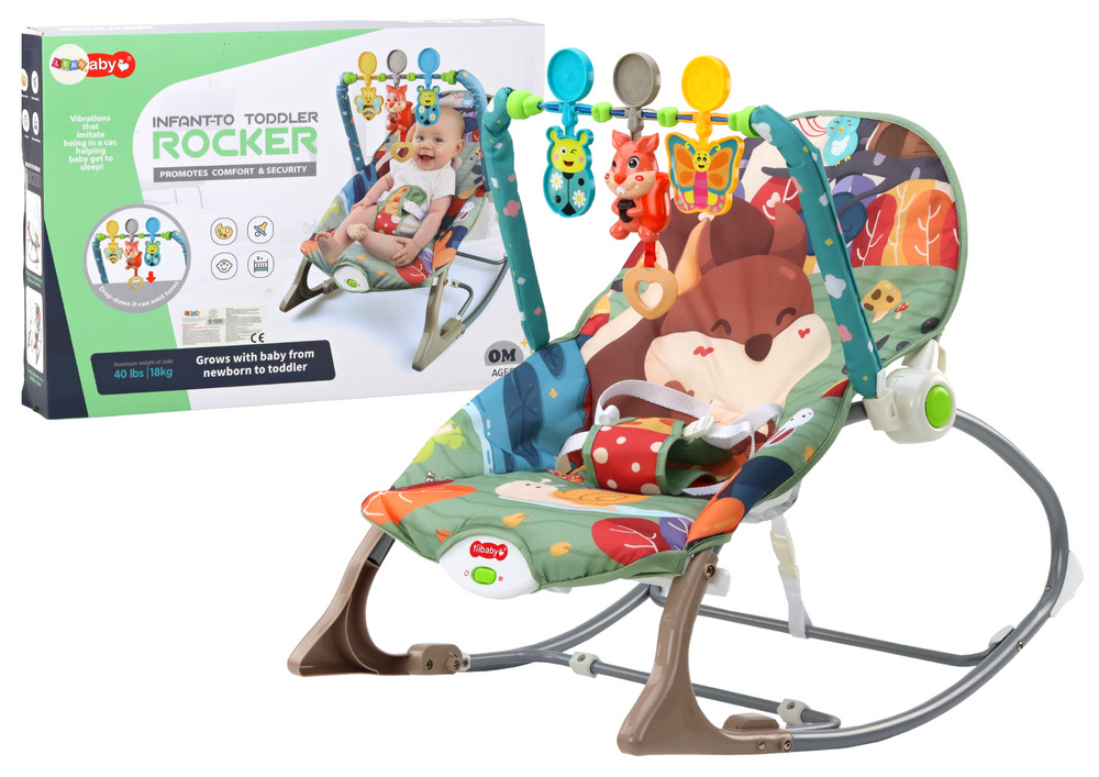 Vibruojantis gultukas fox su priedais lean toys