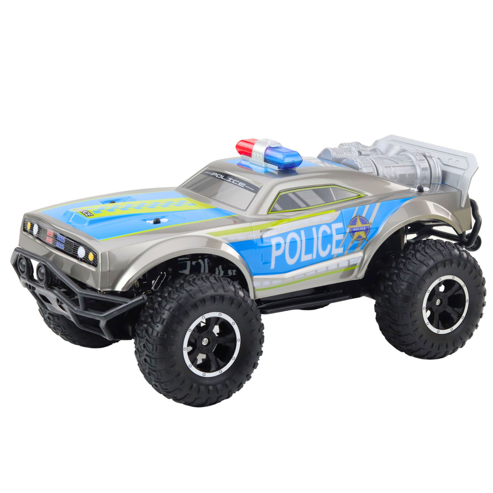 Nuotoliniu būdu valdomas policijos automobilis 1:8 su 2.4G pultu