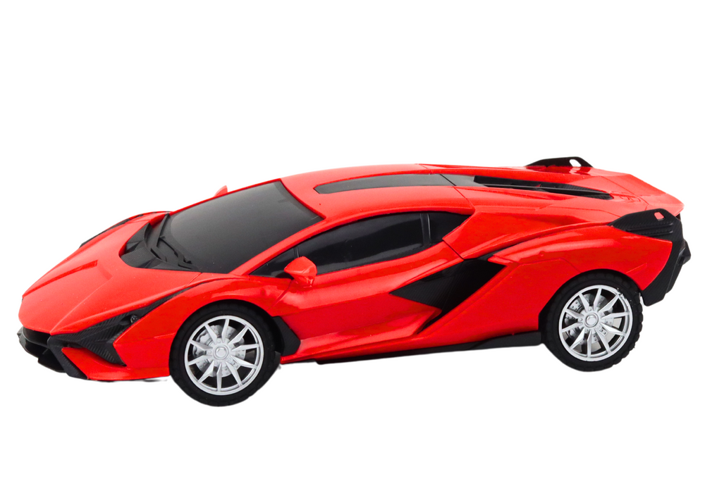 Nuotolinio valdymo raudonas sportinis automobilis 1:22