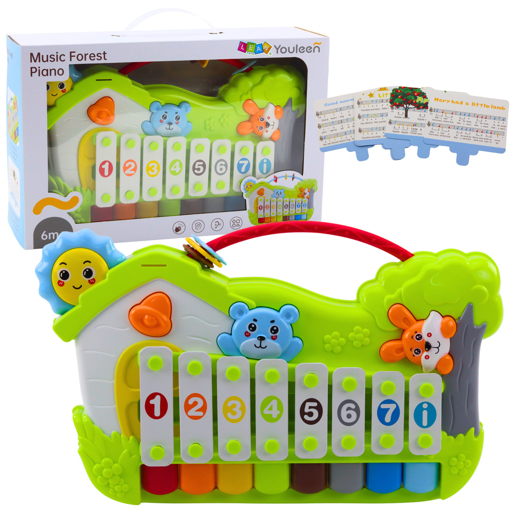Muzikinis miško pianinas 5vnt.