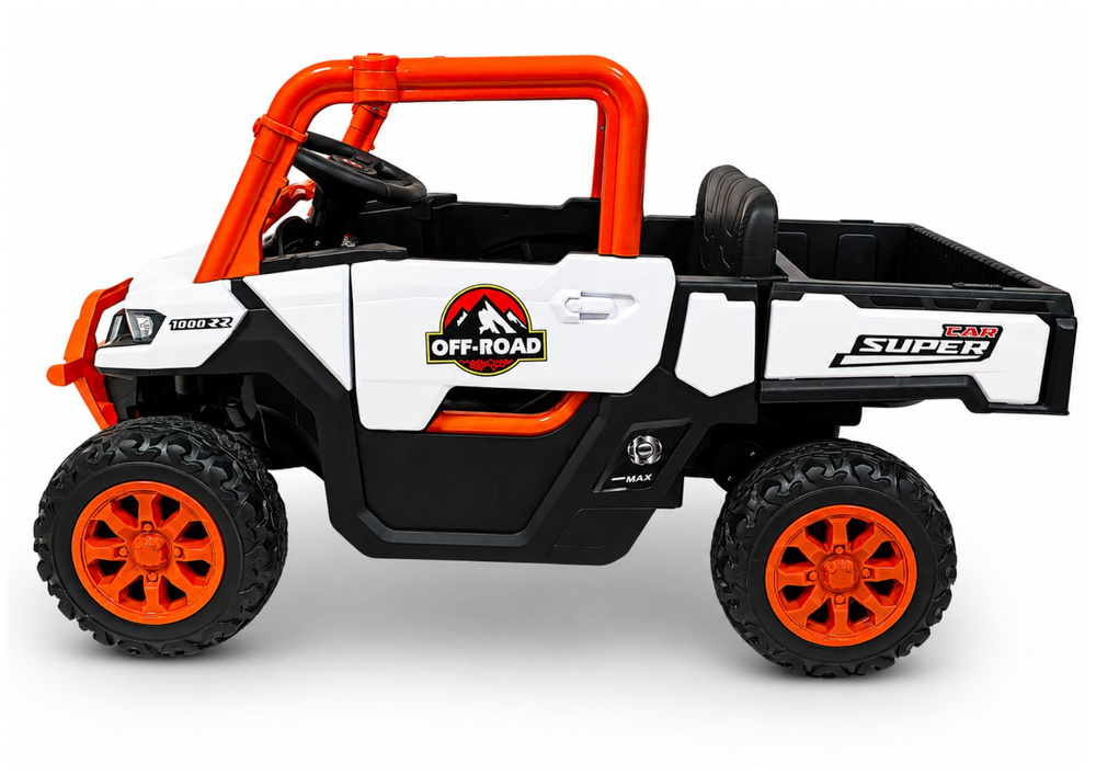 Akumuliatorinis 4x4 visureigis 24 V oranžinis 3