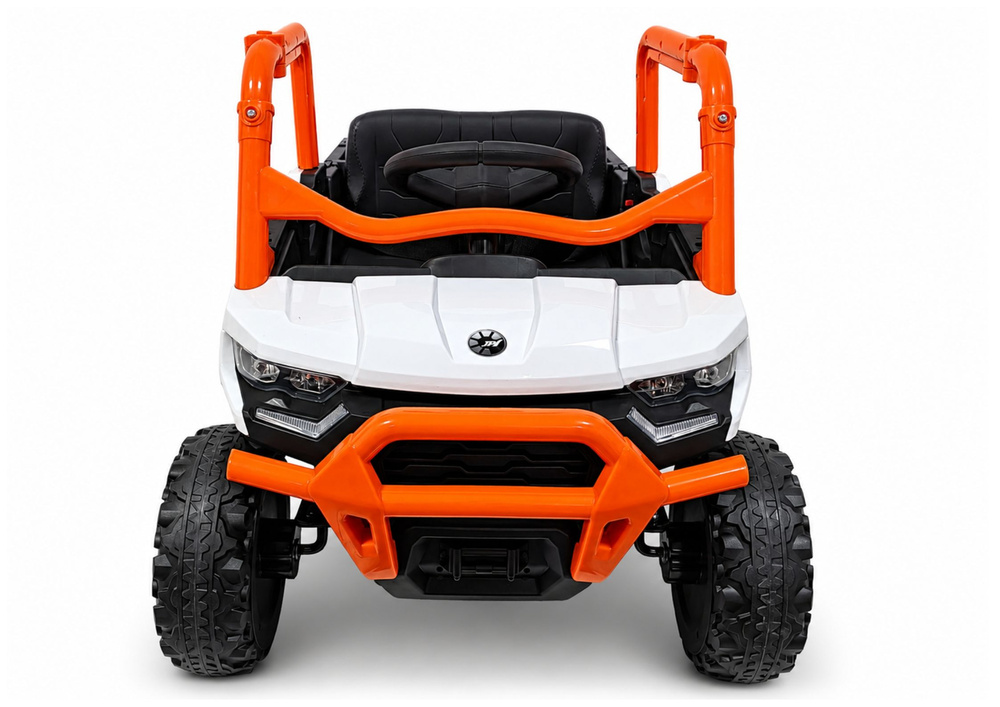 Akumuliatorinis 4x4 visureigis 24 V oranžinis 2