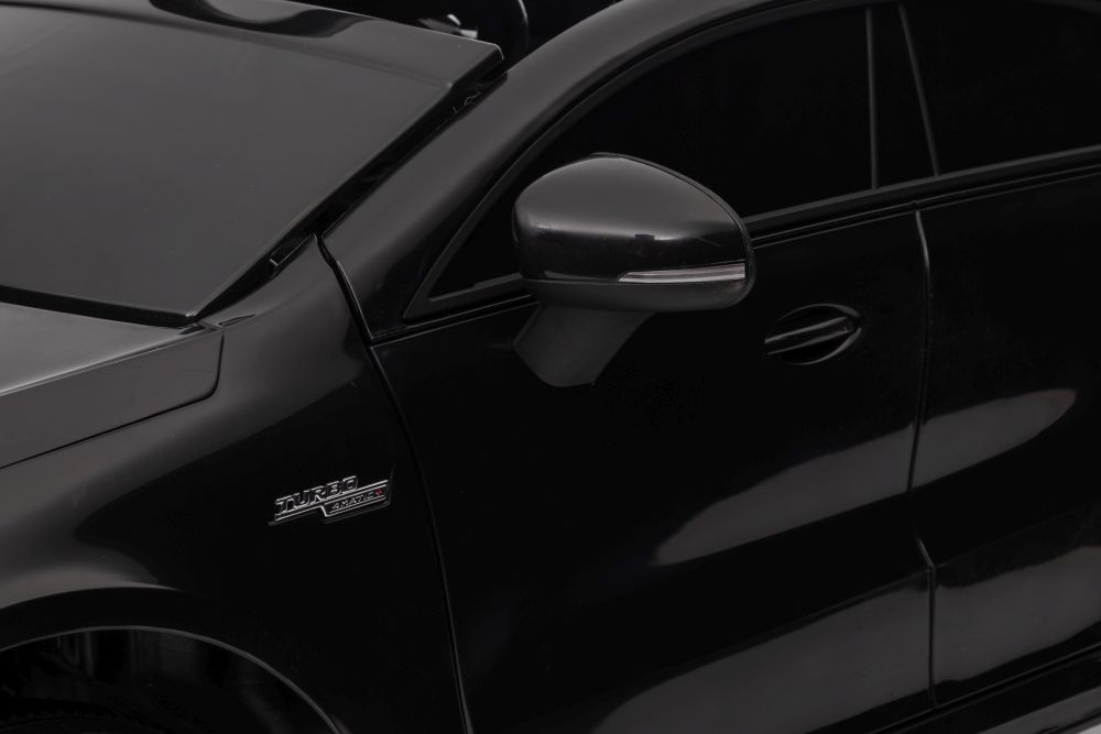 Vienvietis elektromobilis vaikams mercedes cla 45s amg, juodas