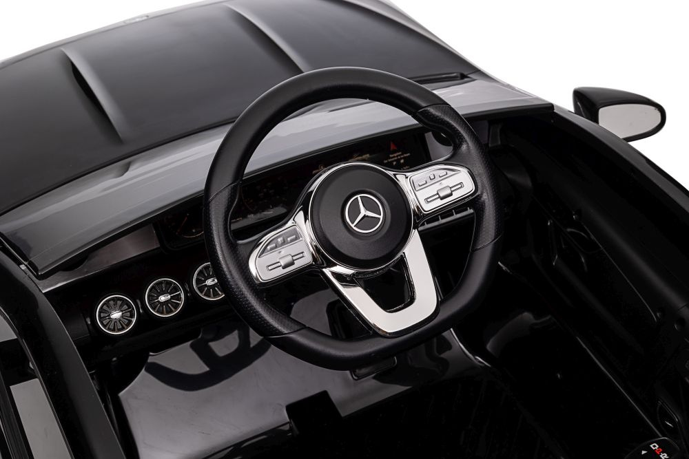Vienvietis elektromobilis vaikams mercedes cla 45s amg, juodas