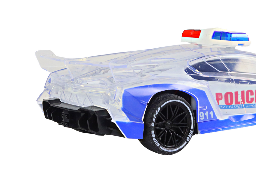 Radijo bangomis valdomas policijos automobilis lean toys, 1:16