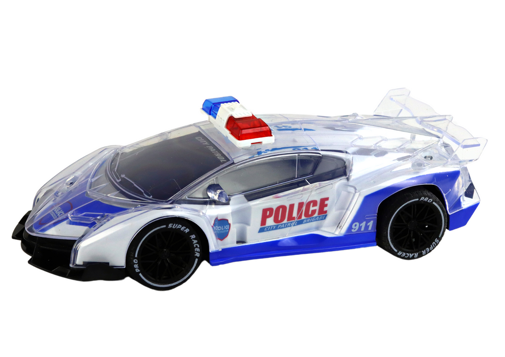 Radijo bangomis valdomas policijos automobilis lean toys, 1:16