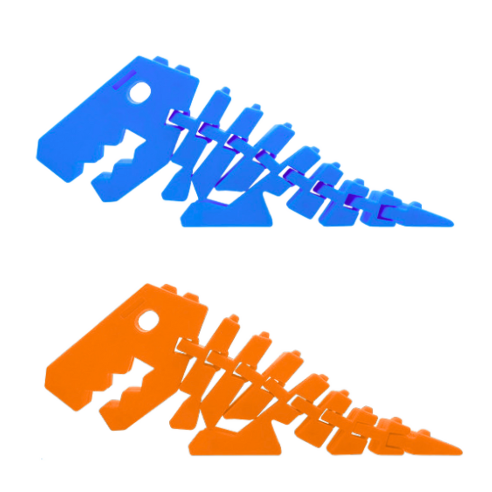 Dinozauro 3d dėlionė žaislas vaikams, pastelinės spalvos