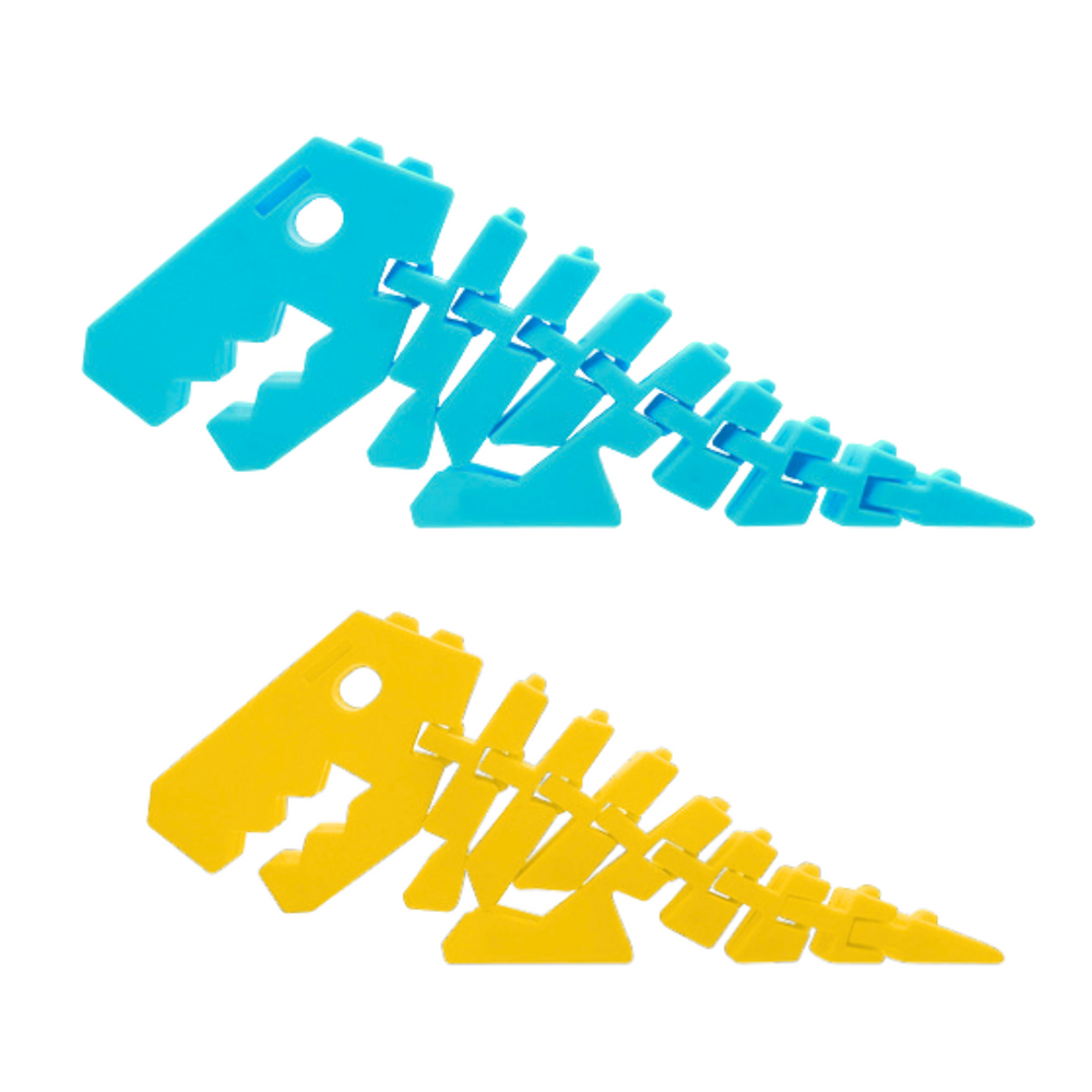 Dinozauro 3d dėlionė žaislas vaikams, pastelinės spalvos