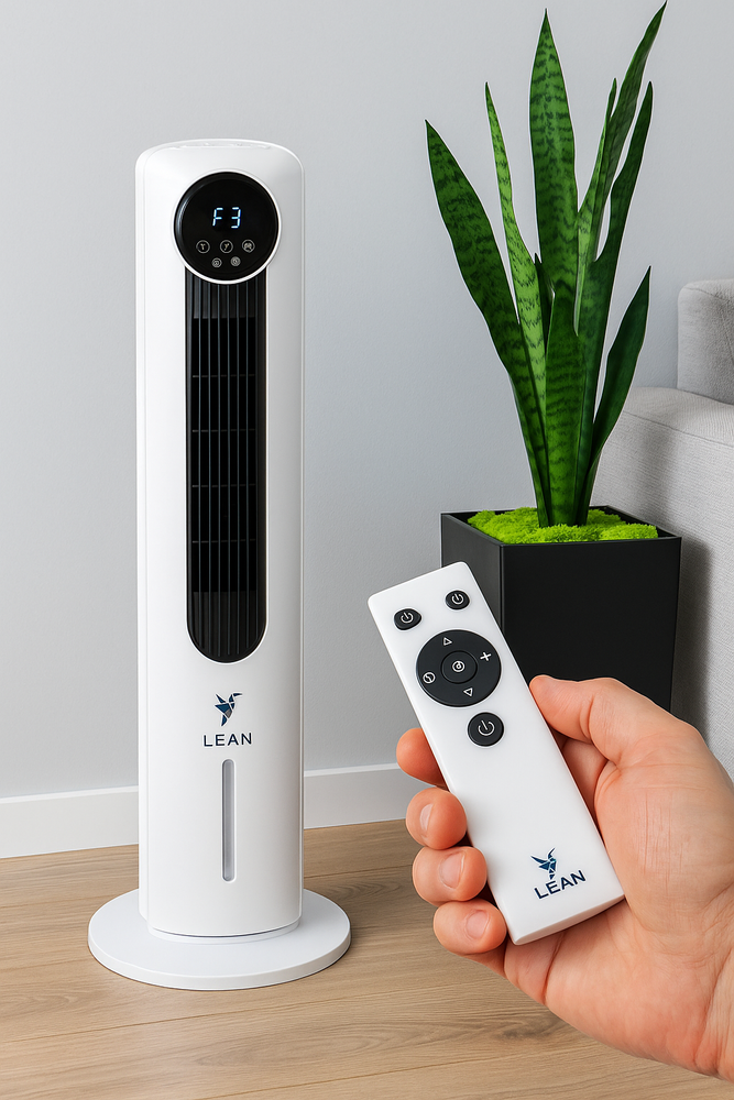 Ventiliatorius Lean su vandens vėsinimu ir jonizacija, 60W 3