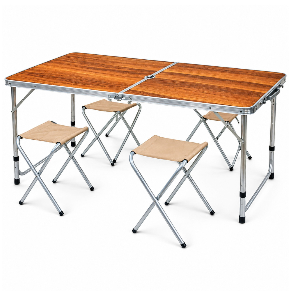 Lauko baldų komplektas 120 x 60 cm 5 vnt. 2
