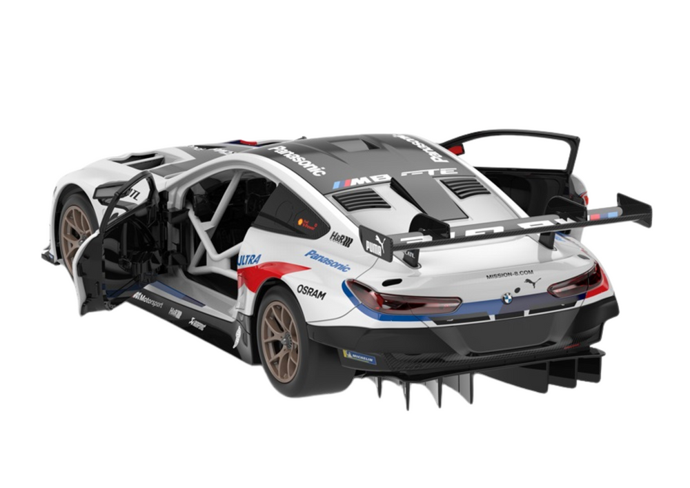 Rastar rc konstruktorius bmw m8 gte baltas 1:18