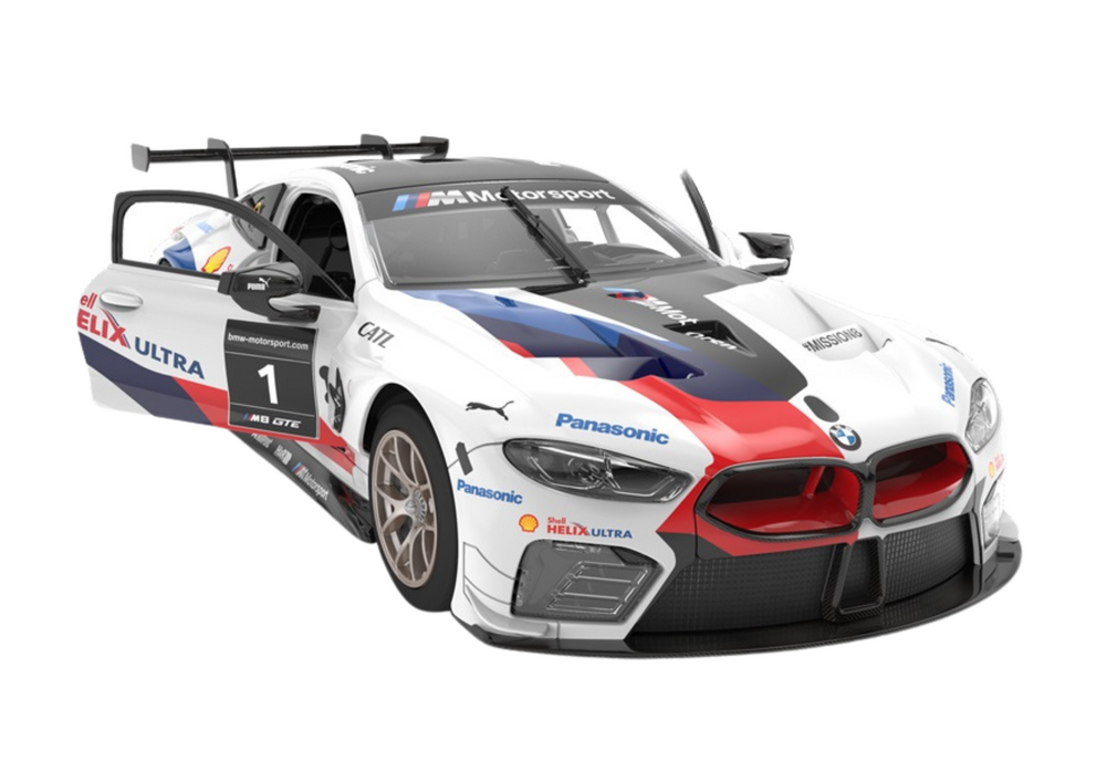 Rastar rc konstruktorius bmw m8 gte baltas 1:18