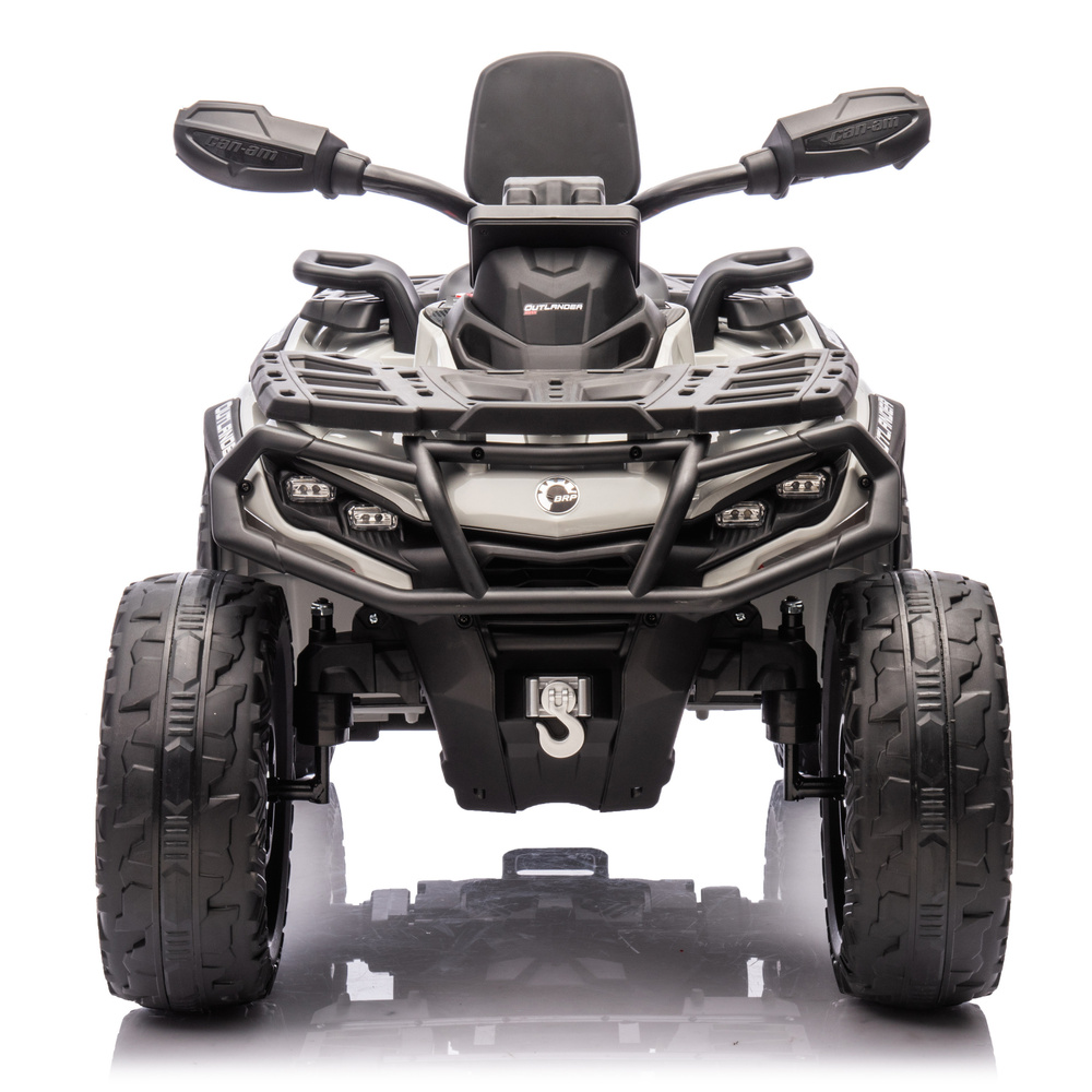 Vaikiškas keturratis can am outlander 4x4 dk-ca005 pilkas 2