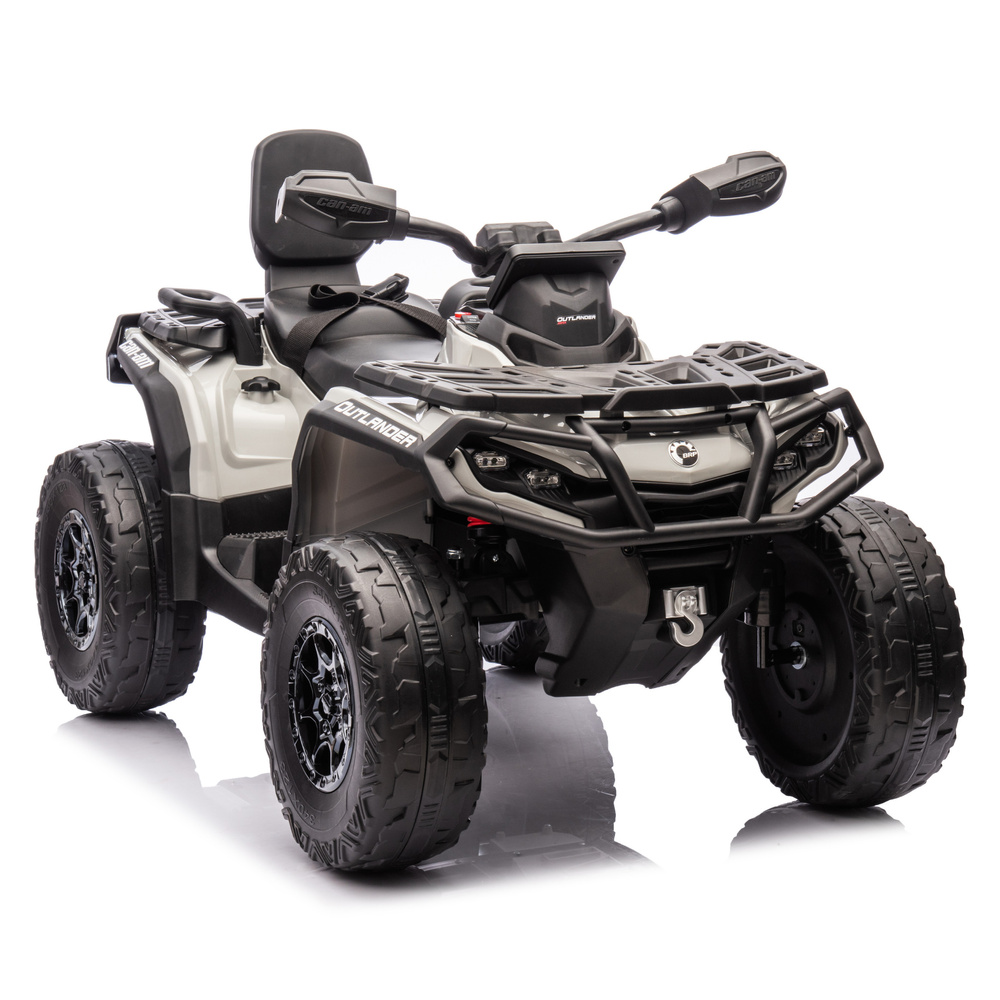 Vaikiškas keturratis can am outlander 4x4 dk-ca005 pilkas