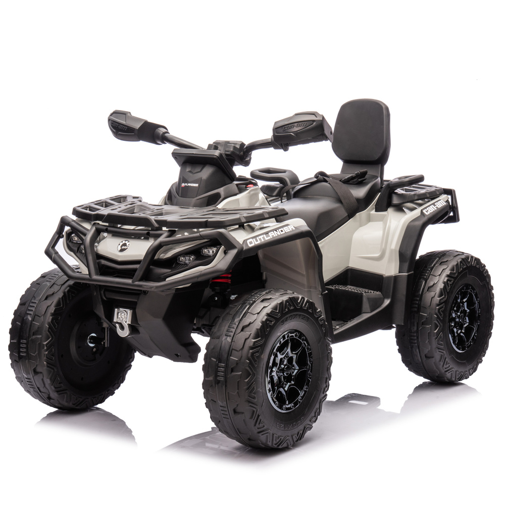 Vaikiškas keturratis can am outlander 4x4 dk-ca005 pilkas 1