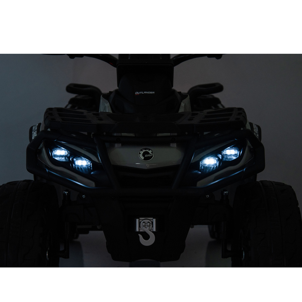 Vaikiškas keturratis can am outlander 4x4 dk-ca005 pilkas