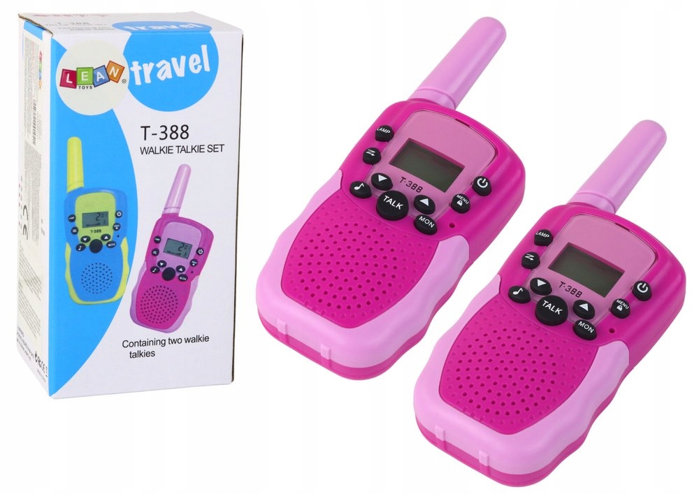 Žaislinės racijos Lean Toys, 2 vnt.