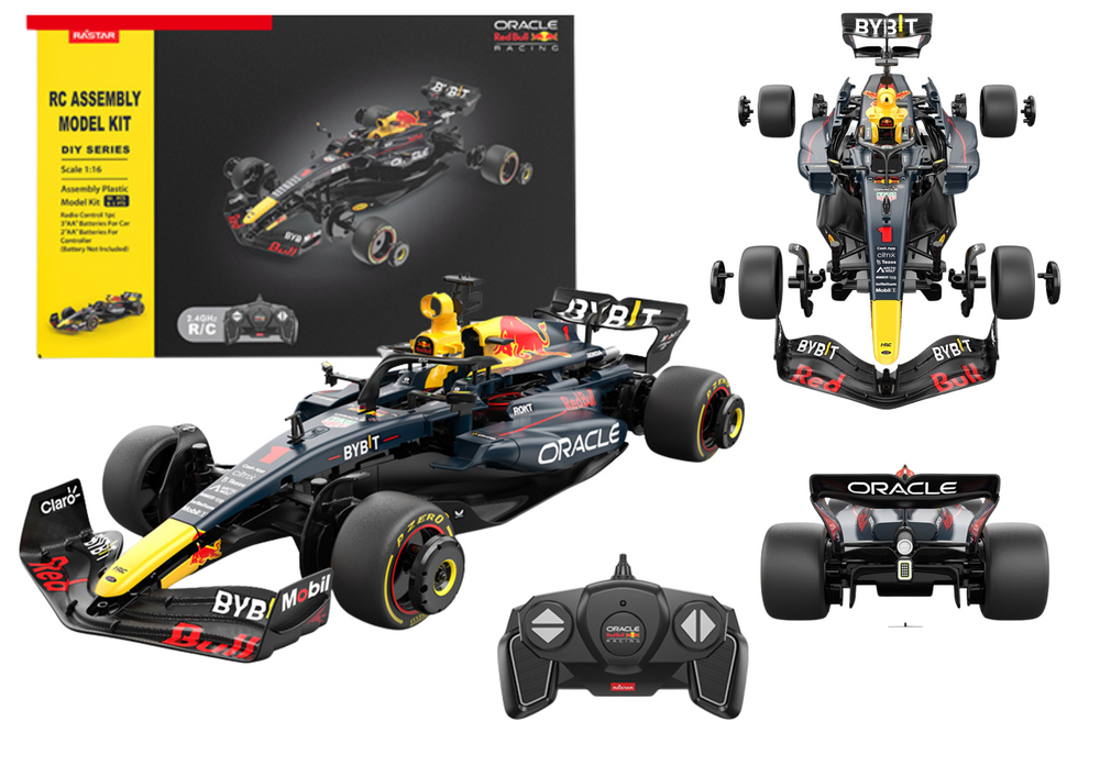 Rastar 1:16 Nuotolinio Valdymo F1 Konstravimo Blokų Modelis Mėlynas